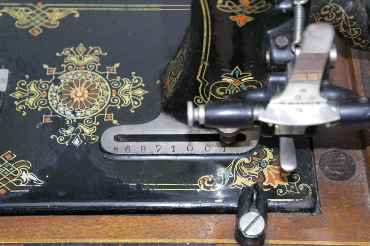 Sie hat die Seriennummer S6 871001, von 1905. Sammlung Berthold Engel