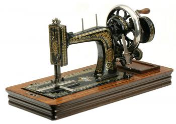 Wertheim´s "ELECTRA" Langschiff Nähmaschine Typ B