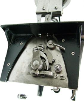 Hier die Mechanik des Transporteurs.