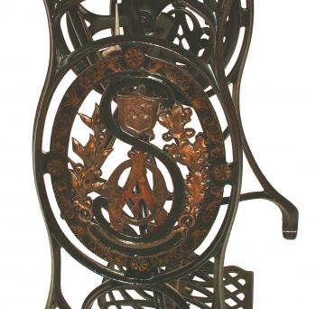 Zweites von 3 Markenovalen von 1884-88