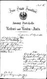Dokument vom 5. April 1862