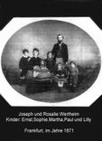 Die Wertheim`s im Jahre 1871