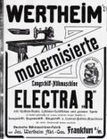 Werbung von 1909