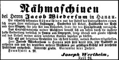 Hanau am 18. August 1864