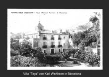 Die Wertheim Villa in Barcelona/Spanien
