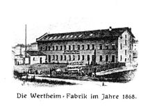 Wertheim`s Fabrik von 1868