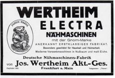 Werbung von 1924