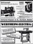 Werbung von 1934